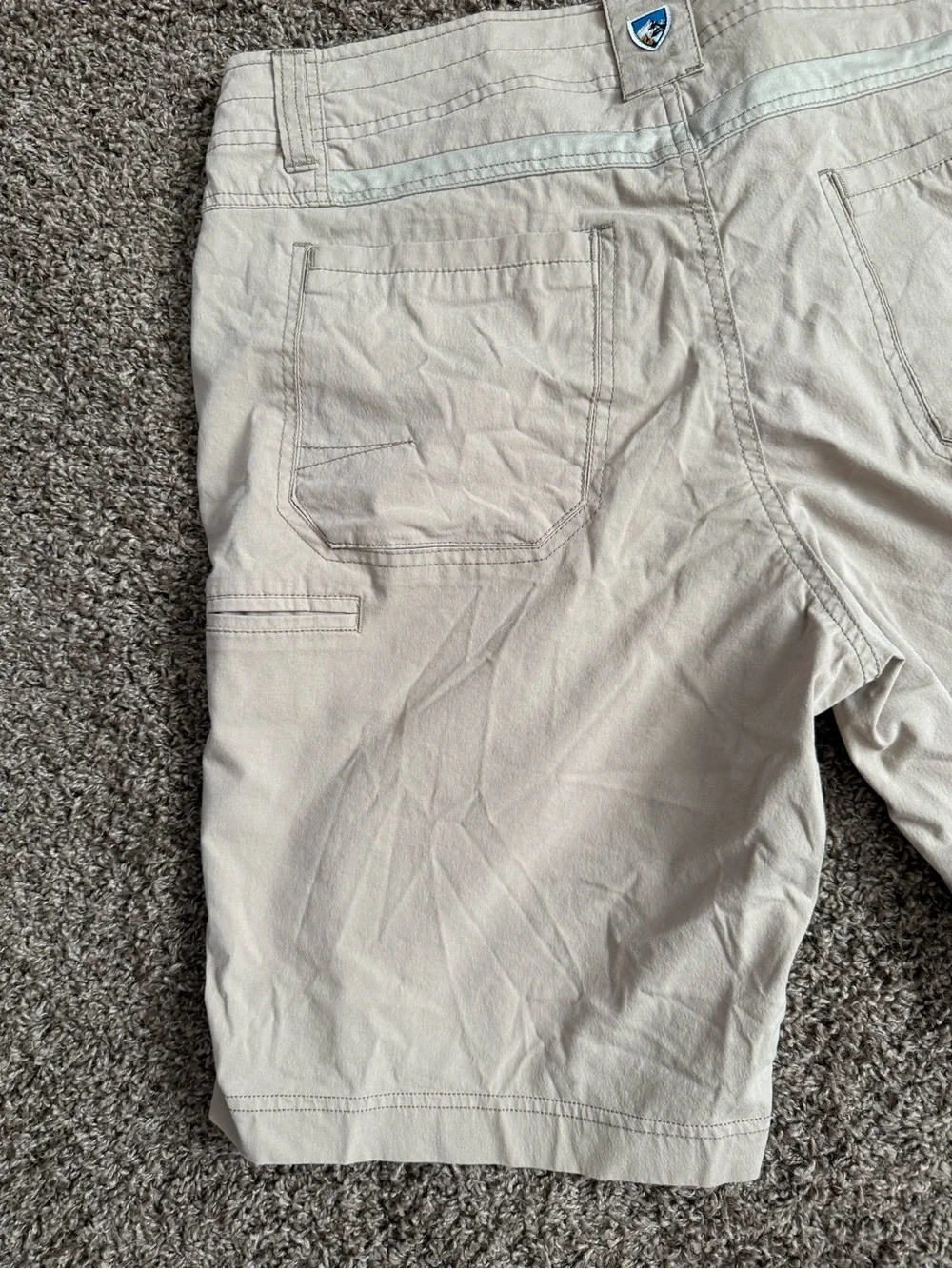 Kuhl Radikl Tan Men's Cargo Hiking Outdoor Utility Shorts Size 35 (Fits 36) 10